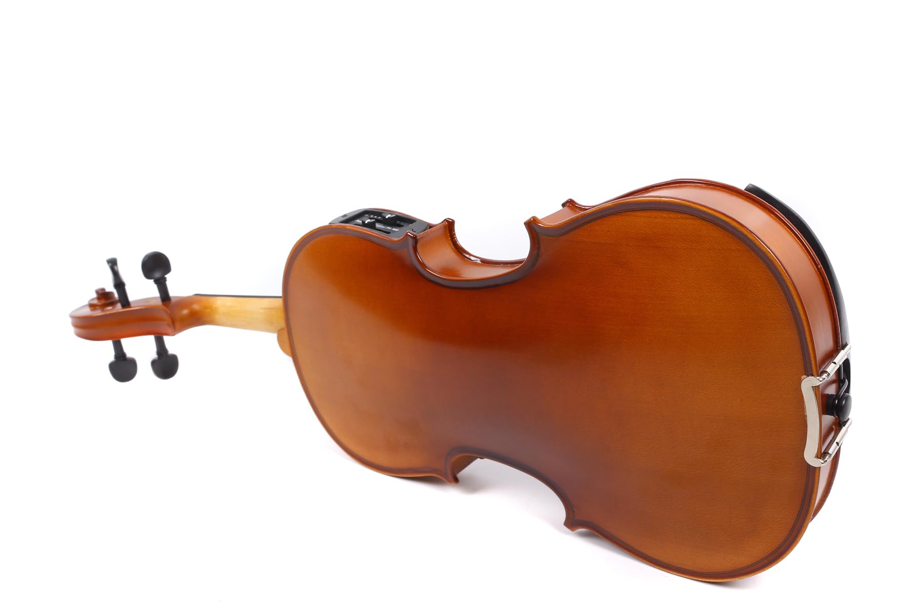 Vetimobato 16 inch 4-String Acoustic Electric Viola for Students, Adults, Professional Maple Spruce Ebony Fittings Handmade Solid Wood Electric Viola with Case, Bow