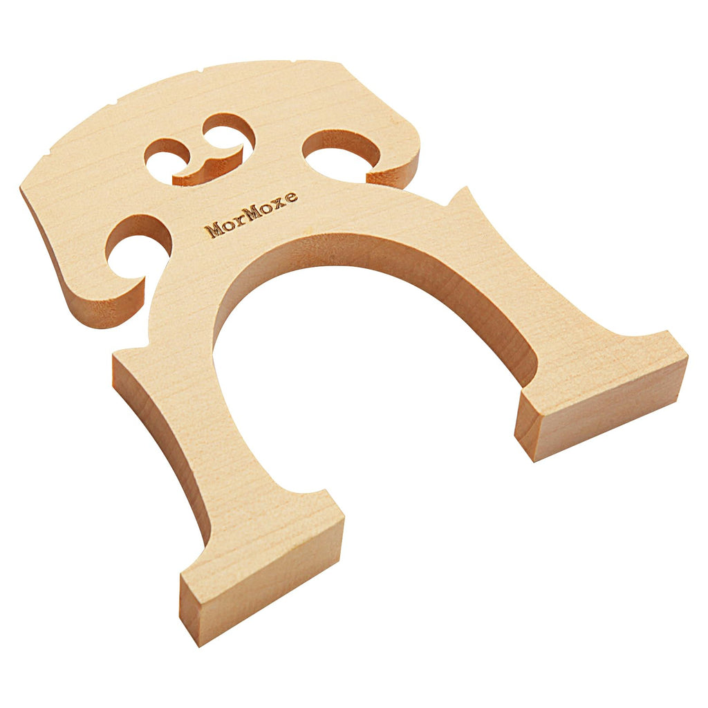 Cello Bridge 4/4 Size - Hand-Carved Maple, Direct Fit, Fully Adjusted - Expertly Handcrafted & Polished for Perfect Fit - Easy Installation - Replacement Accessory for Cello Parts