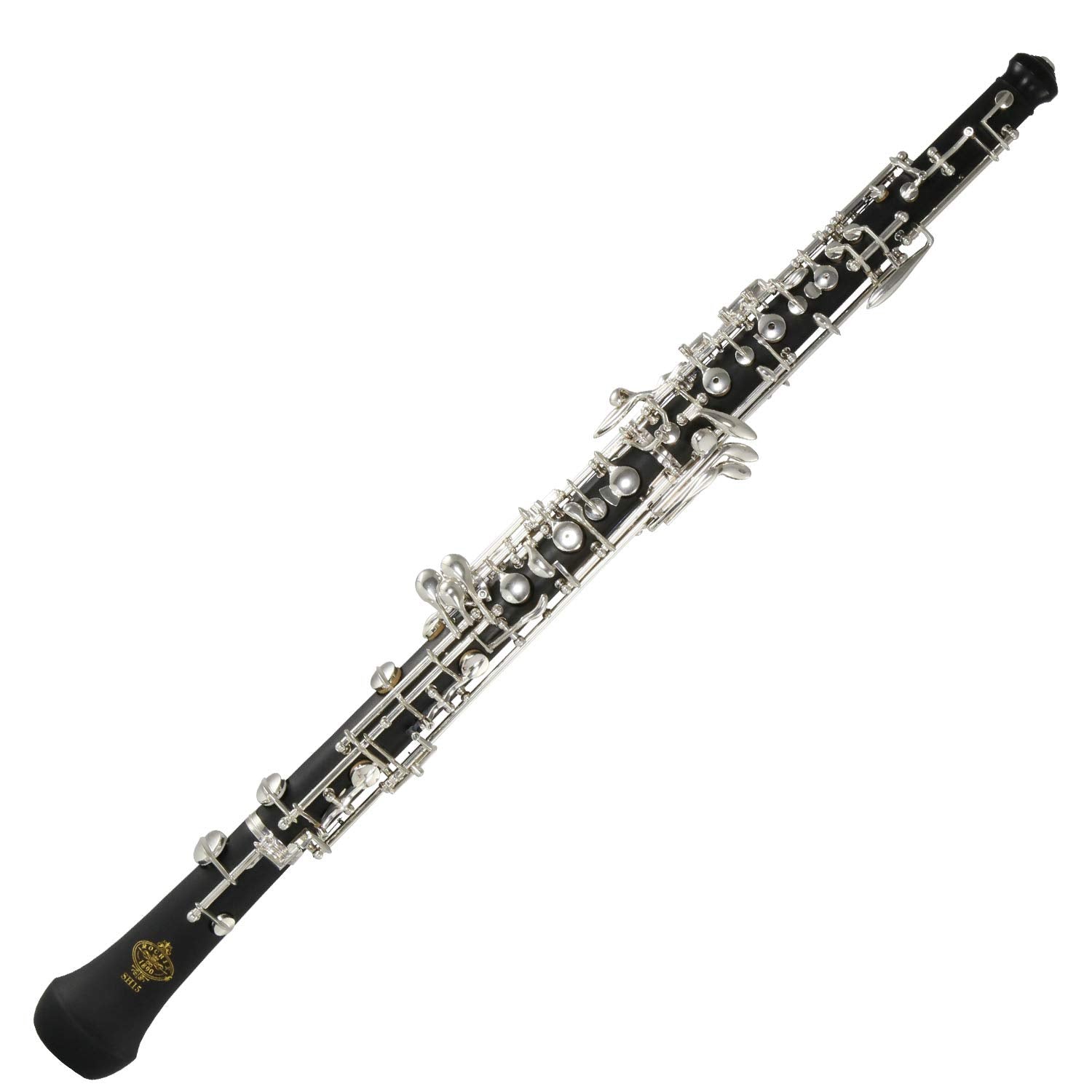 Rochix Oboe Professional Performance Level RHG13 Redwood Body Gold Plated Semi Automatic C Tone with 2 Reeds,1 Cleaning Cloth,1 Oboe Swab,1 Thumb Rest,1 Case and More