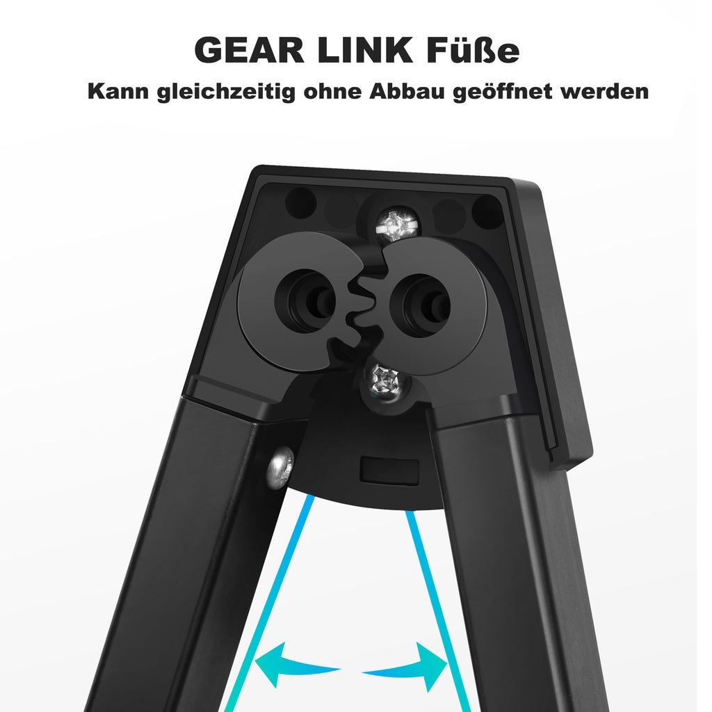 New Upgraded Anti-Tipping Design in Violin Stand with Bow Holder. Adjustable height, non-slip base, and protective head lock. Foldable and portable design for violins, violas, mandolins, and ukuleles.Gray Lockable
