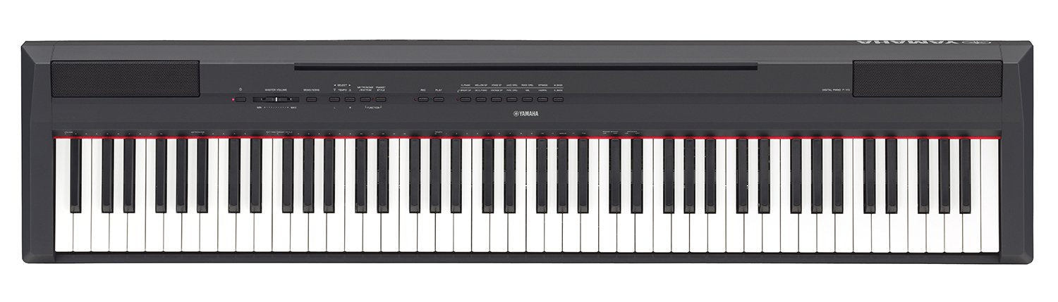 Yamaha P115 88-Key Weighted Action Digital Piano with Sustain Pedal, Black