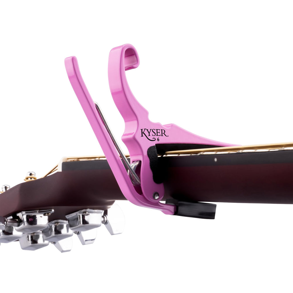 Kyser Quick-Change Guitar Capo for 6-string acoustic guitars, Black, KG6BA
