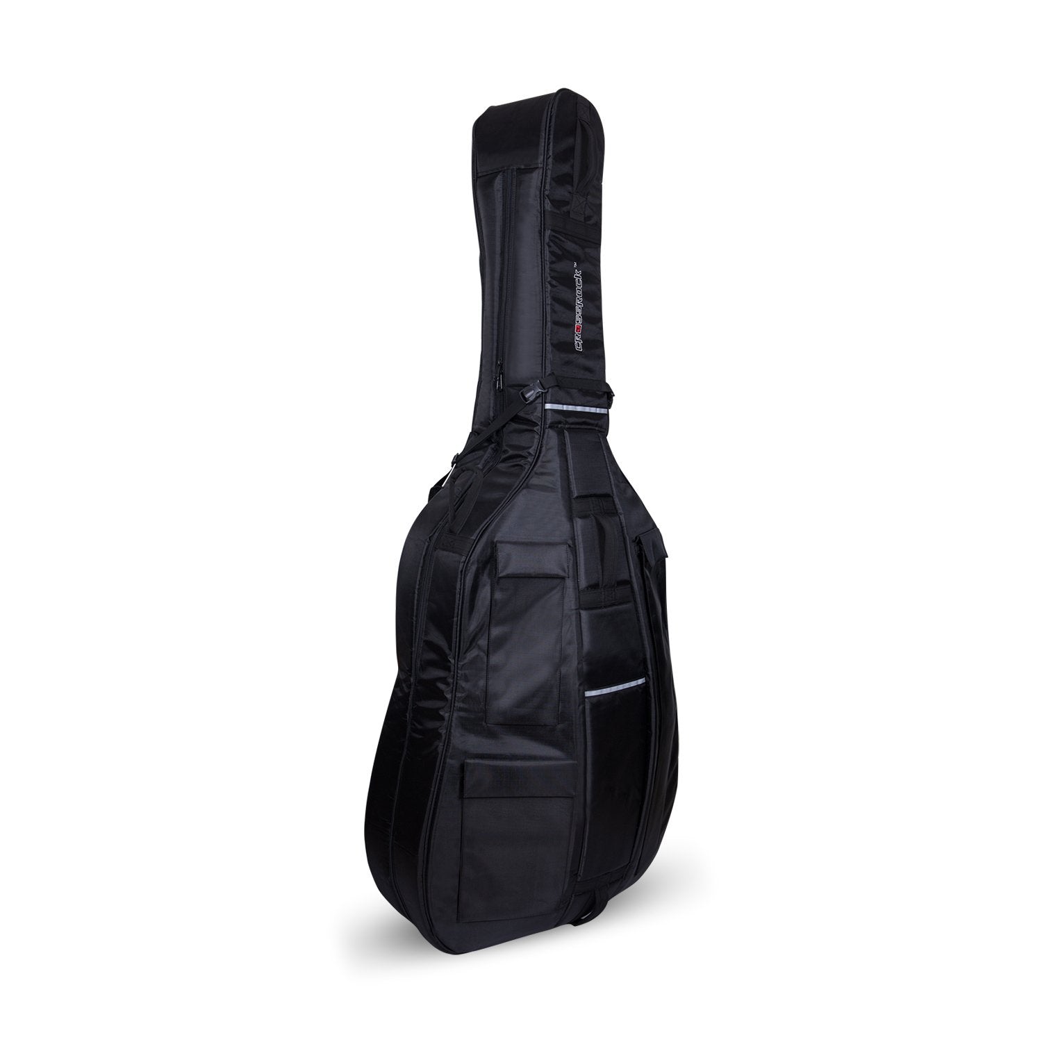 Crossrock Fiberglass Cello 4/4 Full Size Hardshell Case with Wheels in Yellow