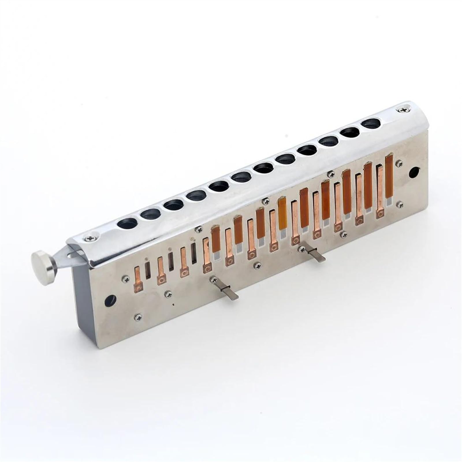 Chromatic Harmonica 12 Holes 48 Tone Mouth Organ Harp Instrumentos Key Of C/A/B/G/bB Musical Instruments(C key)