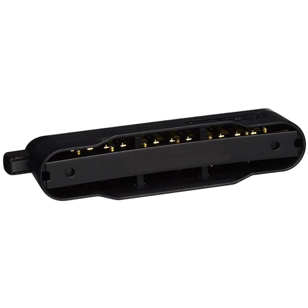 Harmonica 12 Hole 48 Tone Mouth Organ Instrumentos Chromatic Key Of C Blues Harp Musical Instruments Black