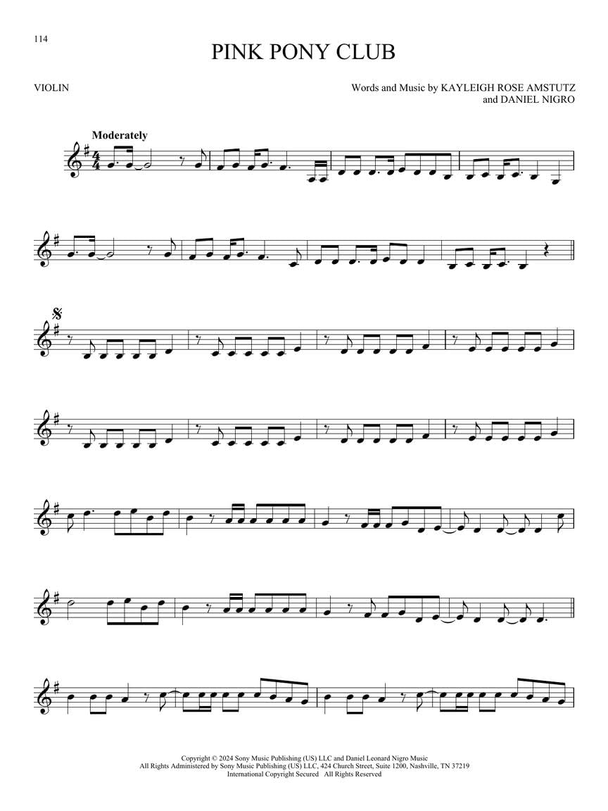 101 Top Hits for Violin | Sheet Music Book for Violin Players | Easy Pop and Viral Songs for Solo Practice and Performance | Modern Violin Songbook with 101 Hit Tunes