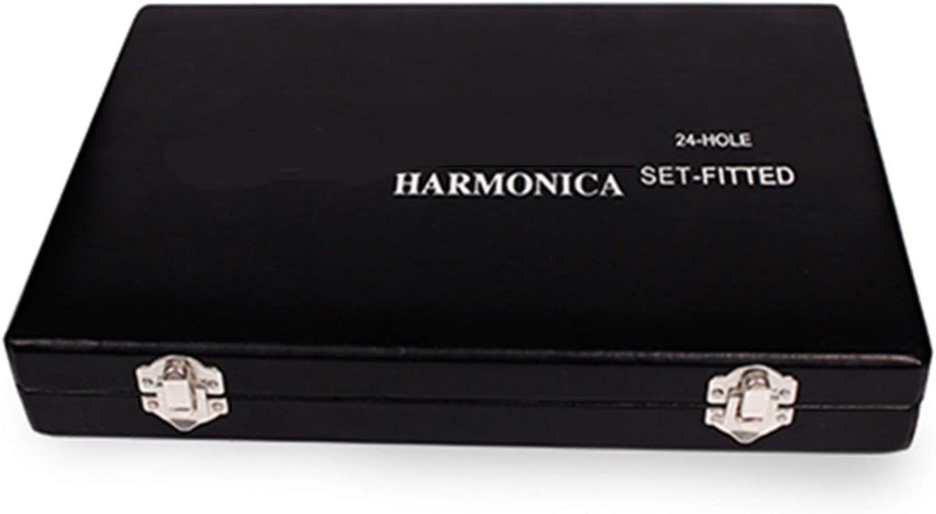 7Pcs/set Harmonica 24 Hole Tremolo Harp A/B/C/D/E/F/G Keys Musical Instrument Mouth Organ for Collect Gaita