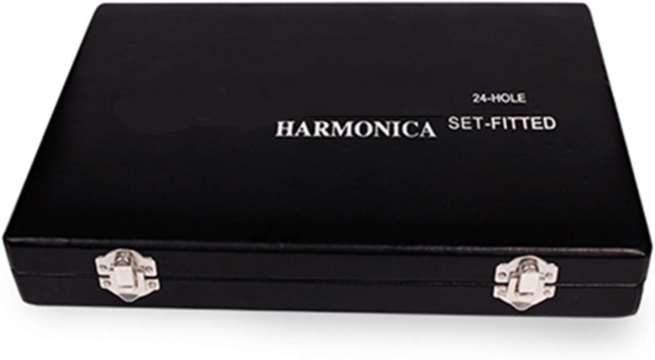 7Pcs/set Harmonica 24 Hole Tremolo Harp A/B/C/D/E/F/G Keys Musical Instrument Mouth Organ for Collect Gaita