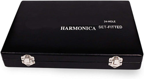 7Pcs/set Harmonica 24 Hole Tremolo Harp A/B/C/D/E/F/G Keys Musical Instrument Mouth Organ for Collect Gaita