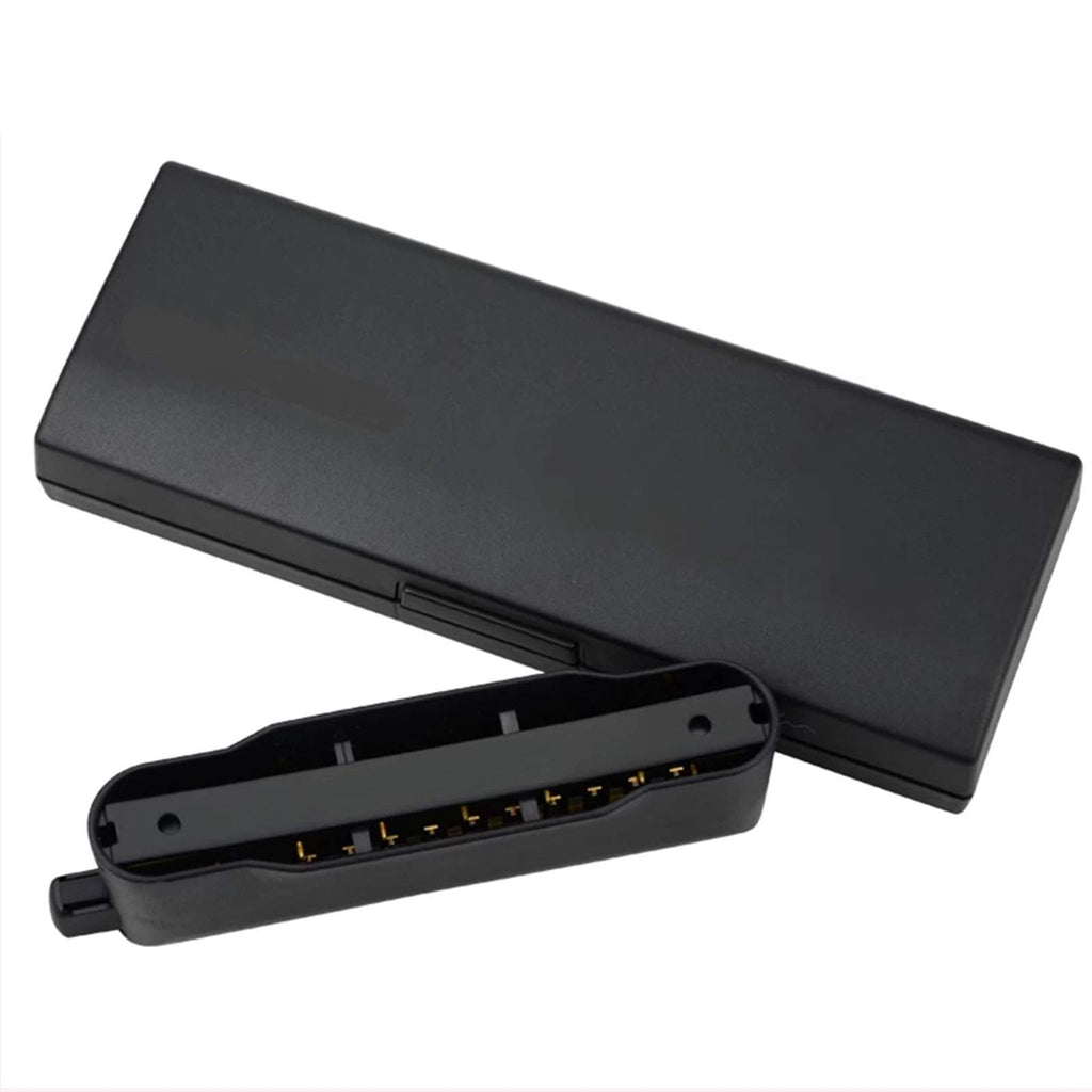 Harmonica 12 Hole 48 Tone Mouth Organ Instrumentos Chromatic Key Of C Blues Harp Musical Instruments Black