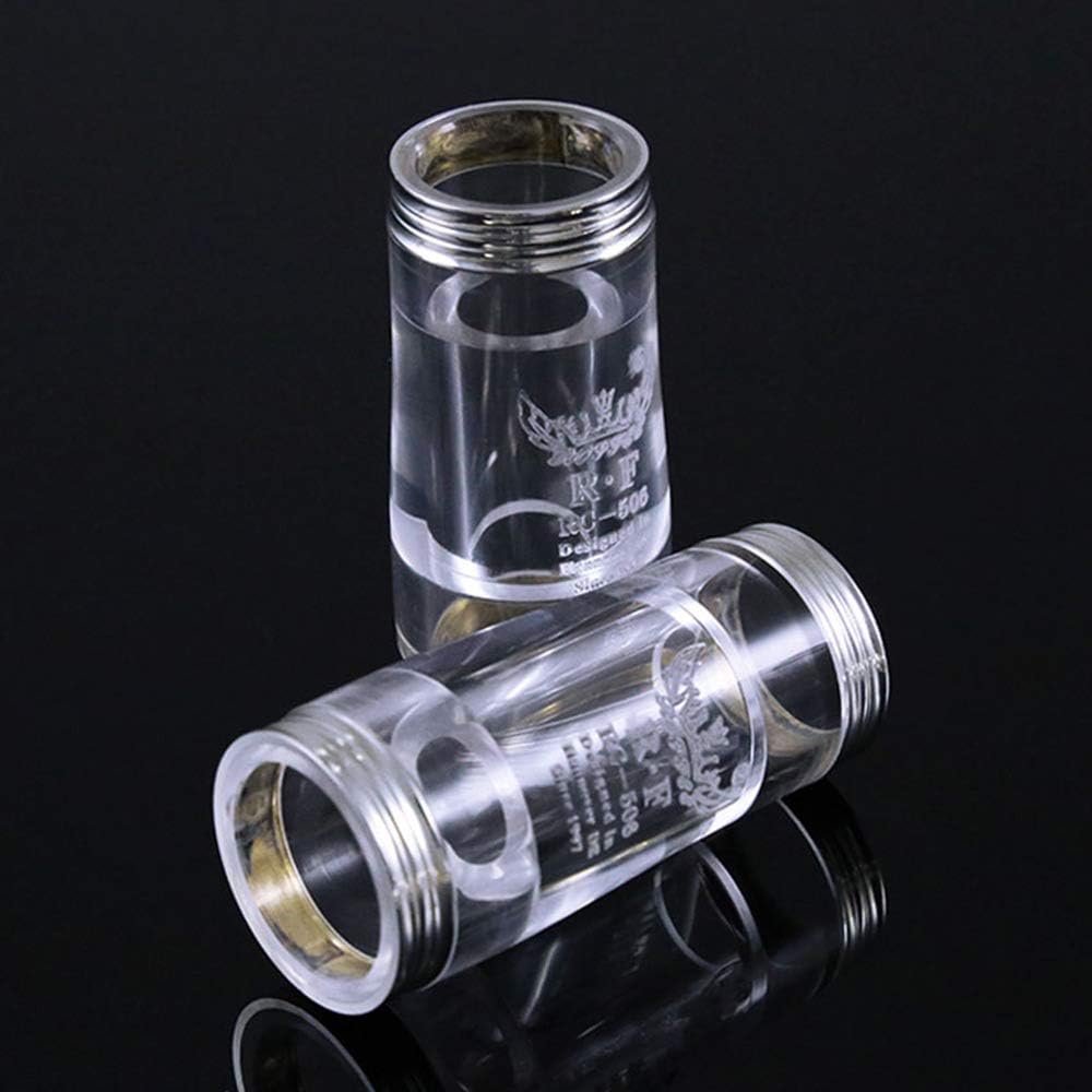 clarinet professional performance level 506 acrylic transparent body ABS silver plated 18 keys 4 rings G tone