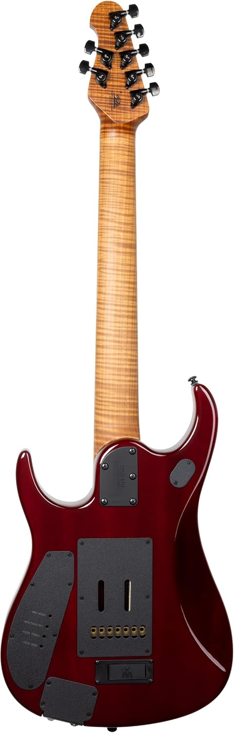 Ernie Ball Music Man JP15 7 John Petrucci Signature 7-string Electric Guitar - Red Tide