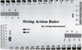 Guitar String Height Ruler String Action Gauge Ruler Set Up Repairing Luthier Tool for and Bass Setup Measuring Tool