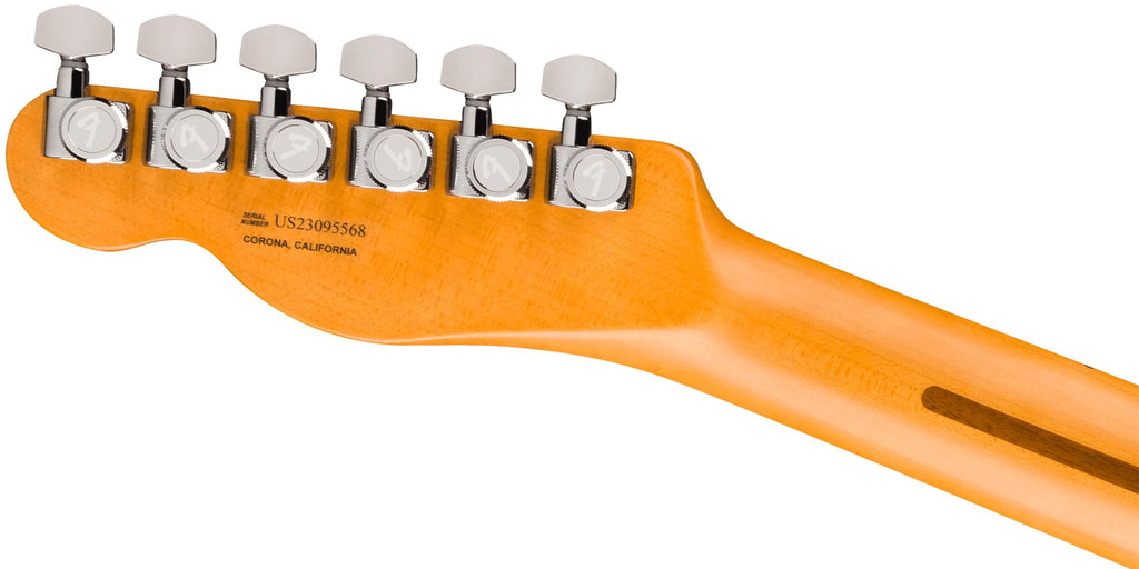Fender American Ultra II Telecaster - Avalanche Bundle with Case, Strap, Cable, Hat, and Guitar Cleaning Kit