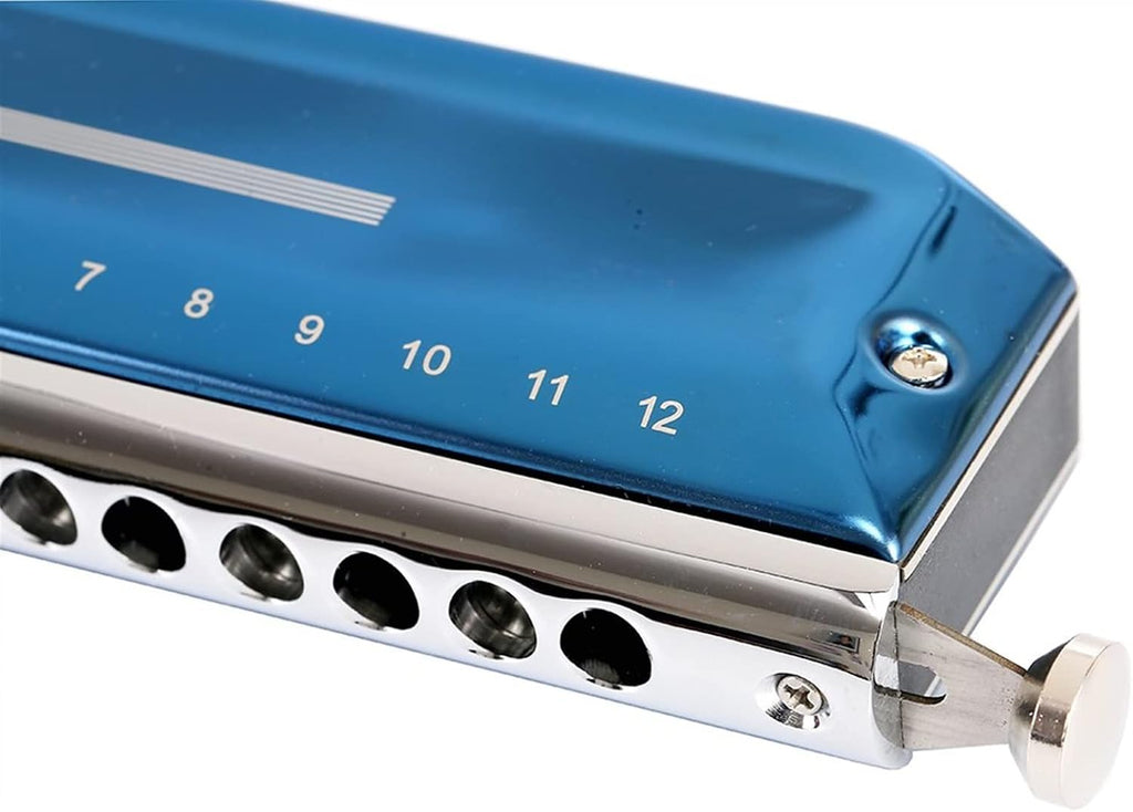Chromatic Harmonica Performer 12 Holes 48 Tone Mouth Organ Harp Key of C A Musical Instruments Harmonica Musical Instrument