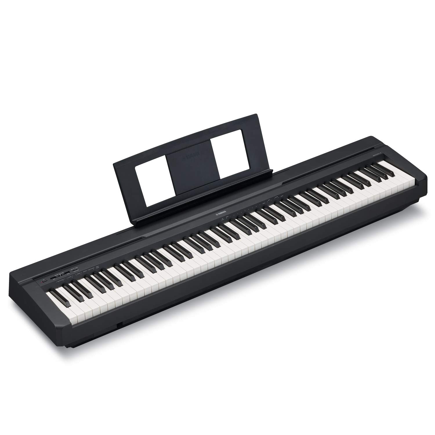 Yamaha P225 88-Key Digital Piano with Weighted Keys, Portable Design, Keyboard, Music Rest, Sustain Foot Switch, and Built-In Speakers, Black (P225B)