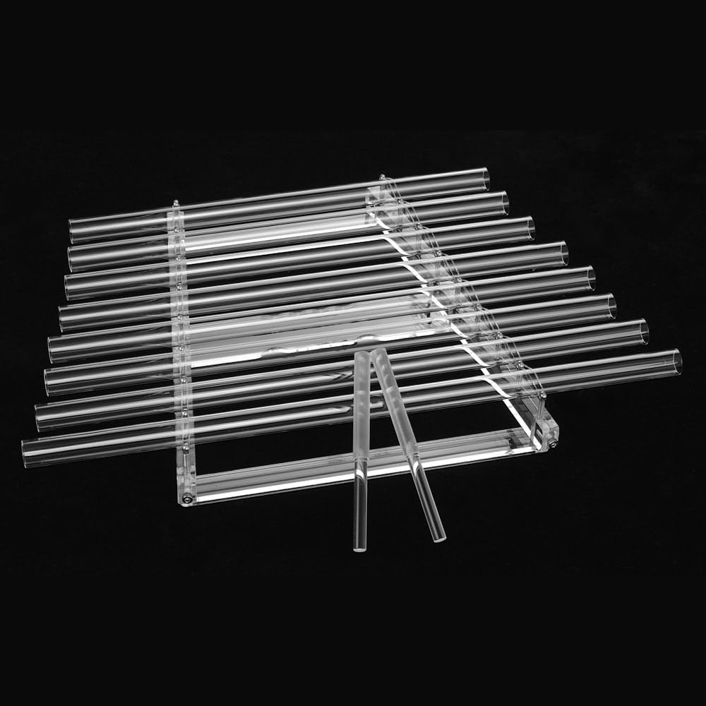 Crystal Harp Kit, 8 Notes C5 D5 E5 F5 G5 A5 B5 C6, Perfect Healing Musical Instrument,for Sound Therapy Healing Meditation, with Aluminum Suitcase,440Hz,440HZ