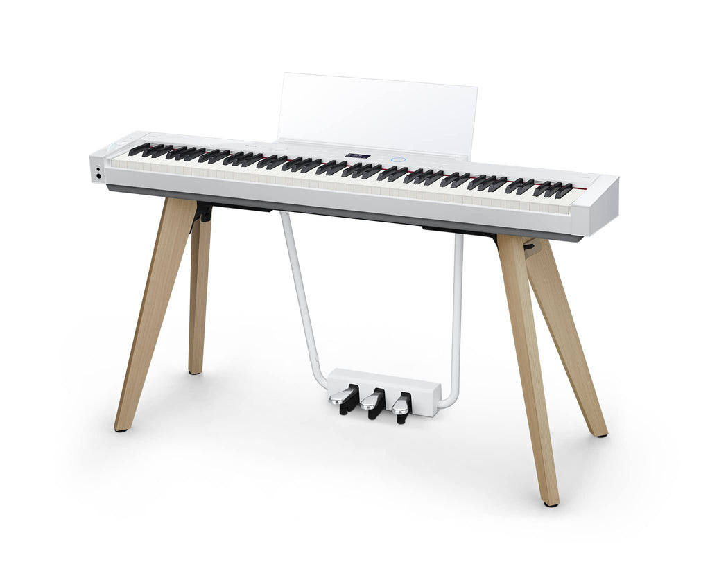 Casio Privia PX-S7000 Digital Piano - Black Bundle with Bench, Stand, Triple Pedal Unit, Headphones, Piano Book, Online Piano Lessons, Austin Bazaar Instructional DVD, and Polishing Cloth