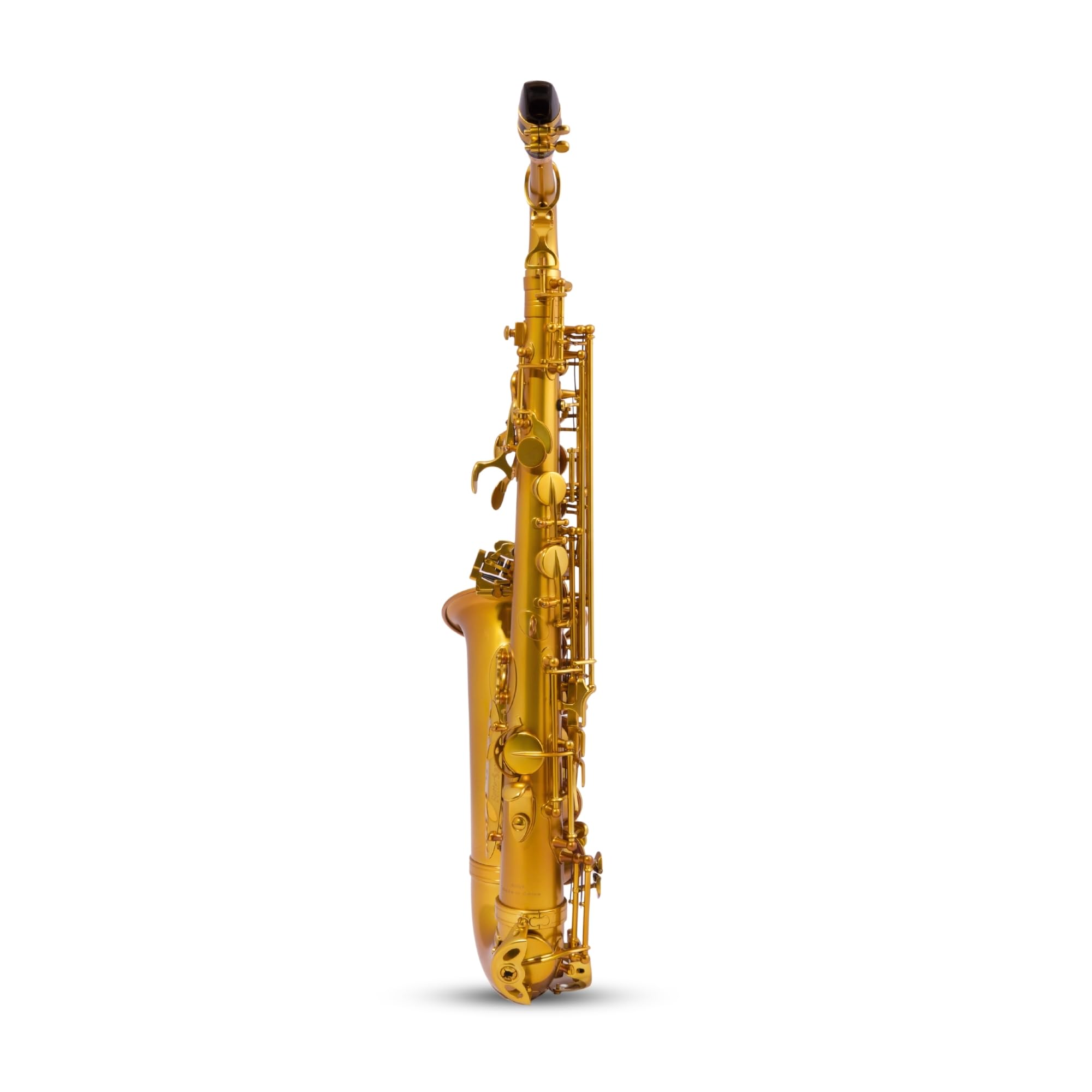 BetterSax Session Alto Saxophone Matte Dark Gold Finish — Hand-Crafted Professional Saxophone — Enhanced Tone, Projection & Ergonomics — Includes Professional Hand-Finished Mouthpiece