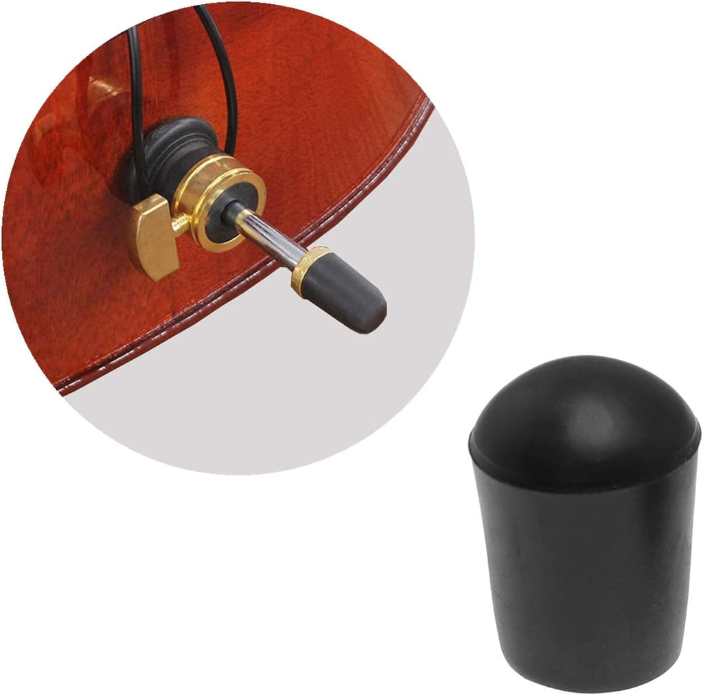 2PCS Cello Endpin Stopper, Rubber Endpin Tip, Prevent Movement and Slipping