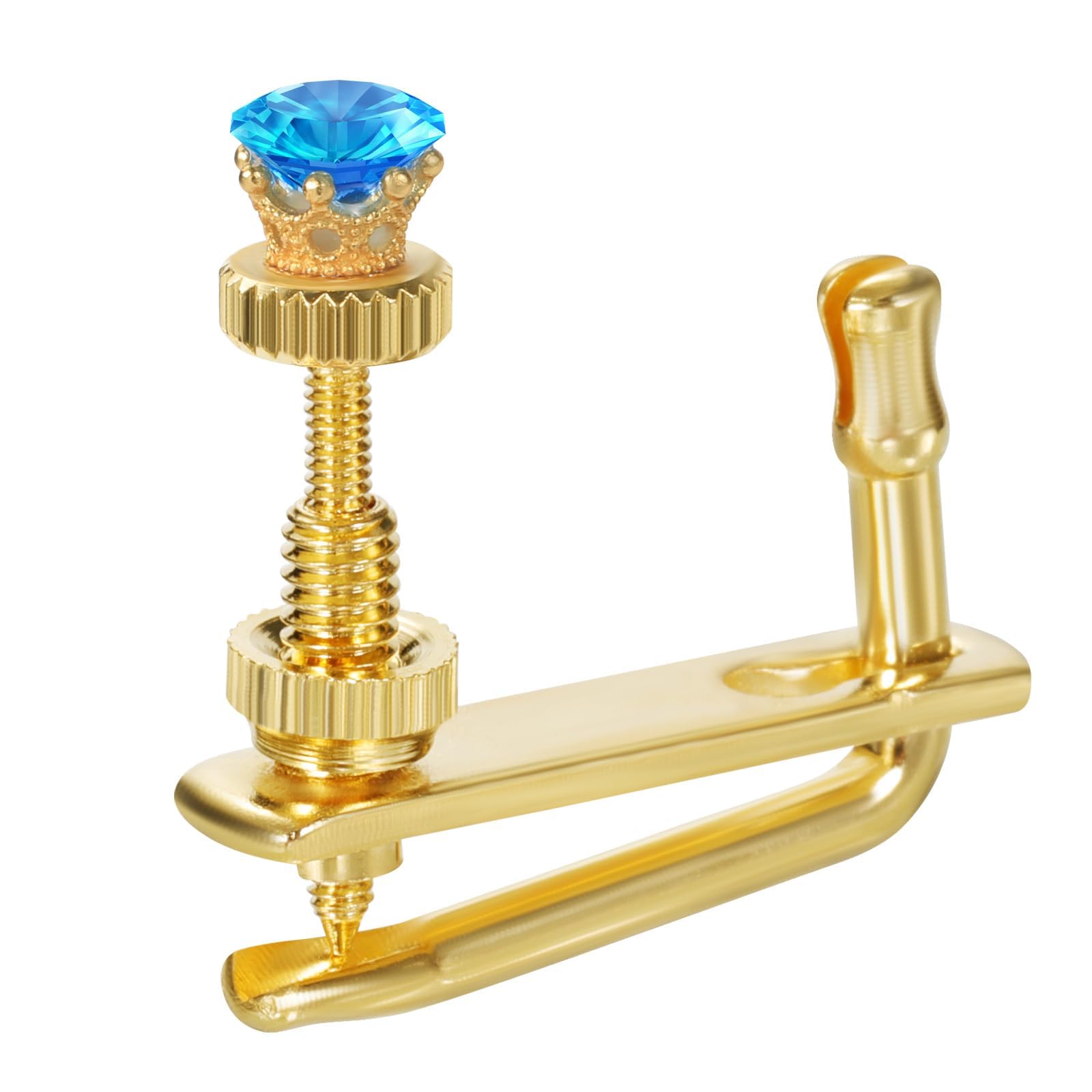 Handmade Creative Violin Fine Tuning Violin Tuners Violin Screw Violin String Adjusters for 3/4 4/4 Violins (20-Sapphire) Fiddle Fine Tuner