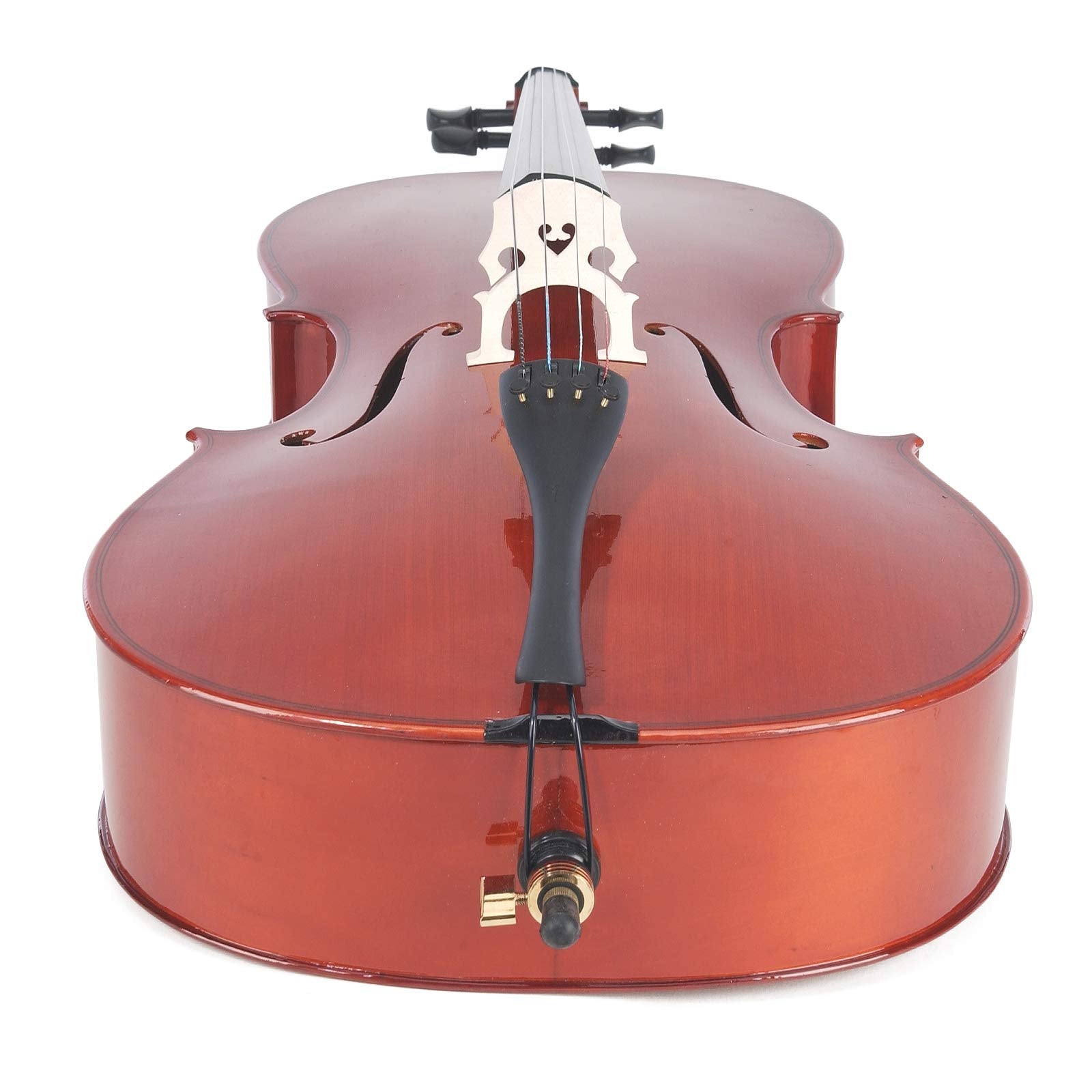 Cecilio 4/4 Full Size Cello with Hard & Soft Case, Stand, Bow, Rosin, Bridge and Extra Set of Strings, CCO-100