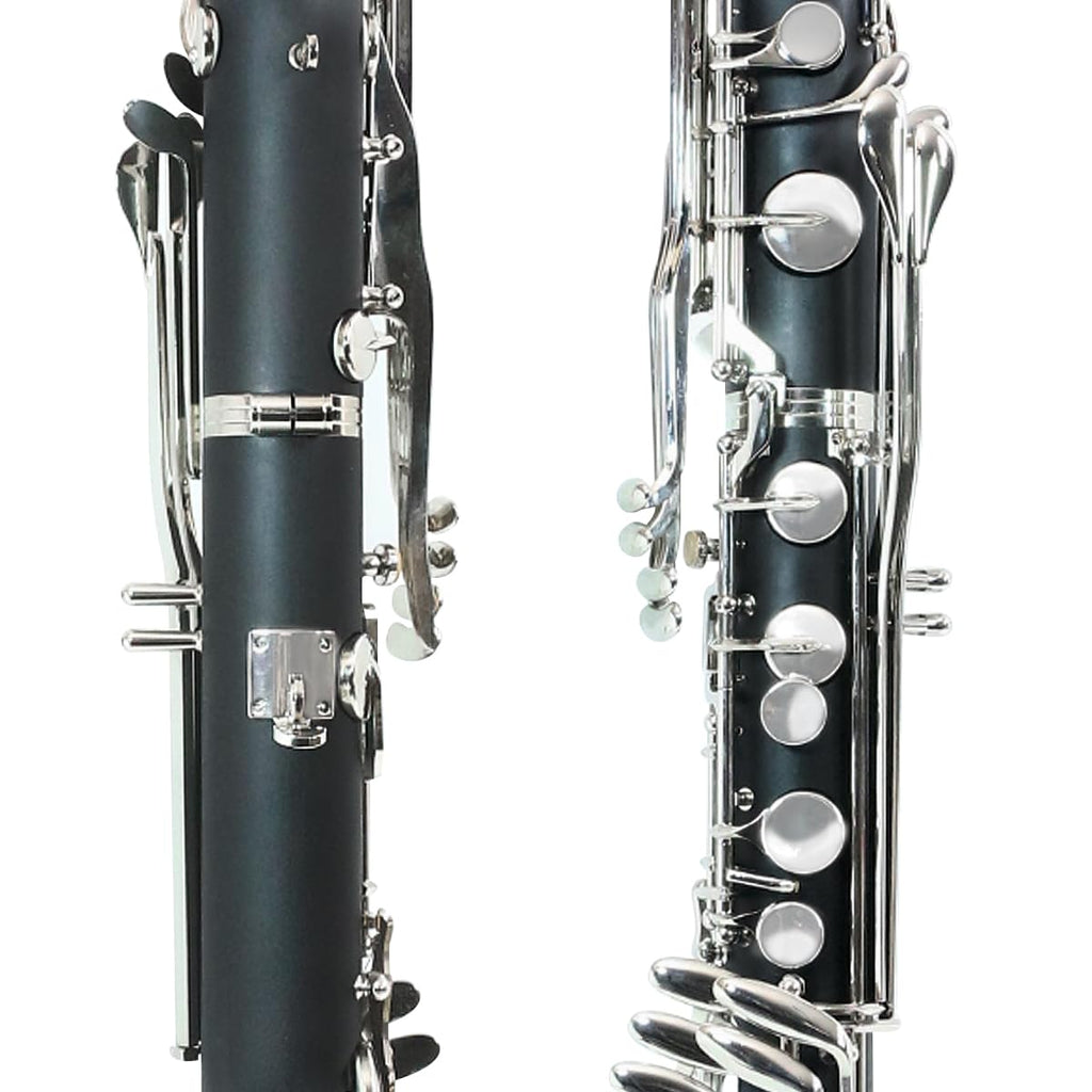 Bass Clarinet Low E Bb flat Key Clarinet with Case Nickel Plated keys Advance Easy Blowing