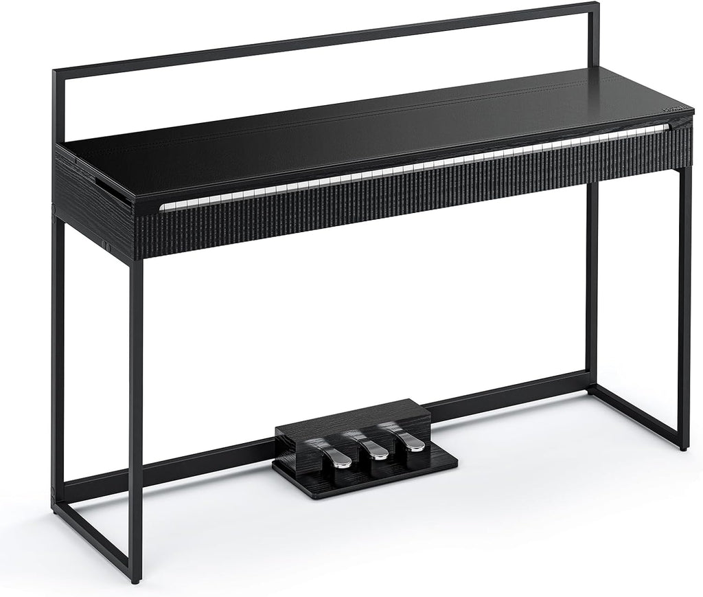 Donner OURA S300 Digital Piano 88 Key Weighted Keyboard for Advanced, Electric Piano with 88 Keys Graded Hammer Standard Keyborad, Boasts Bluetooth, Local Off, 2*15 W, Half-pedal, 256 Polyphony, Black