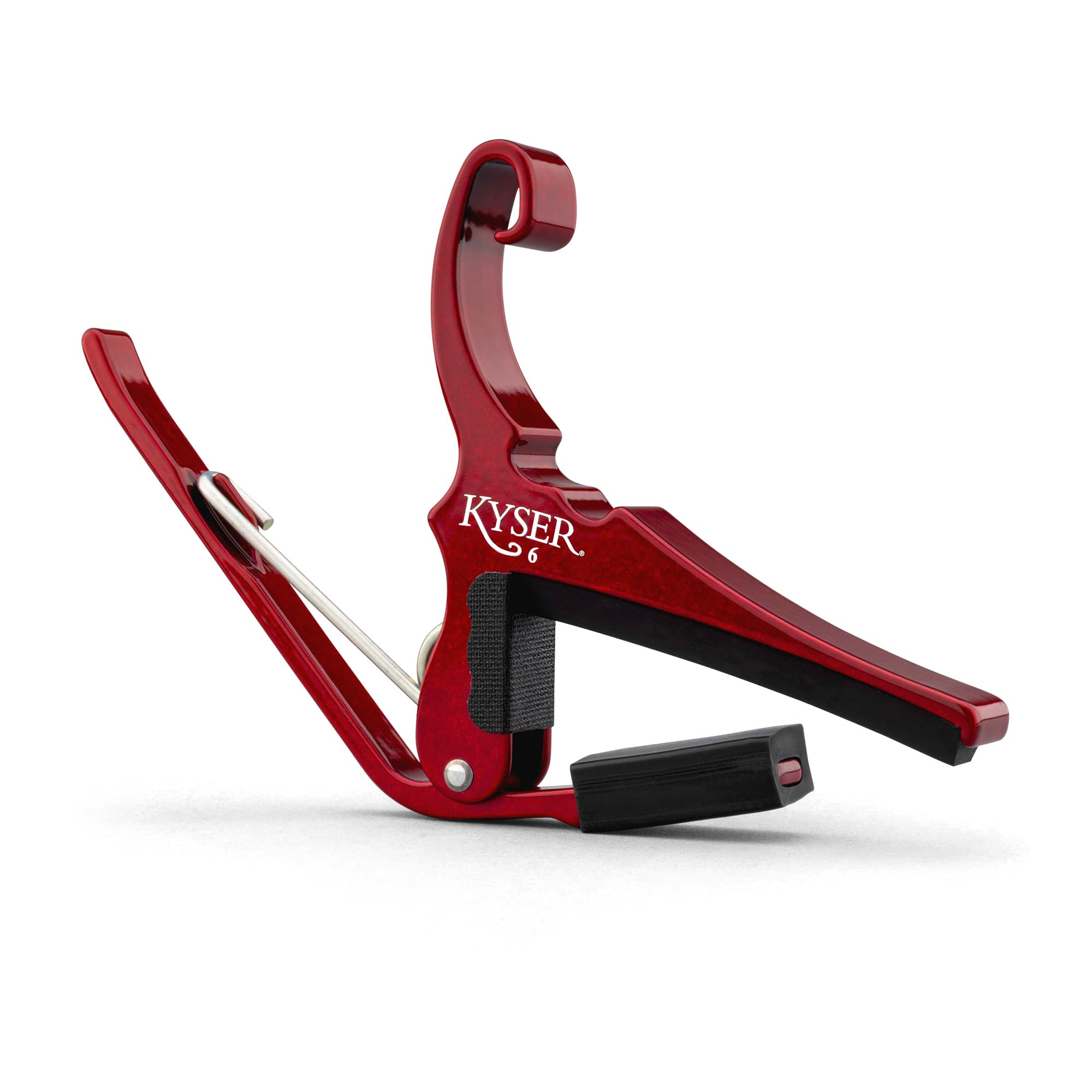 Kyser Quick-Change Guitar Capo for 6-string acoustic guitars, Black, KG6BA