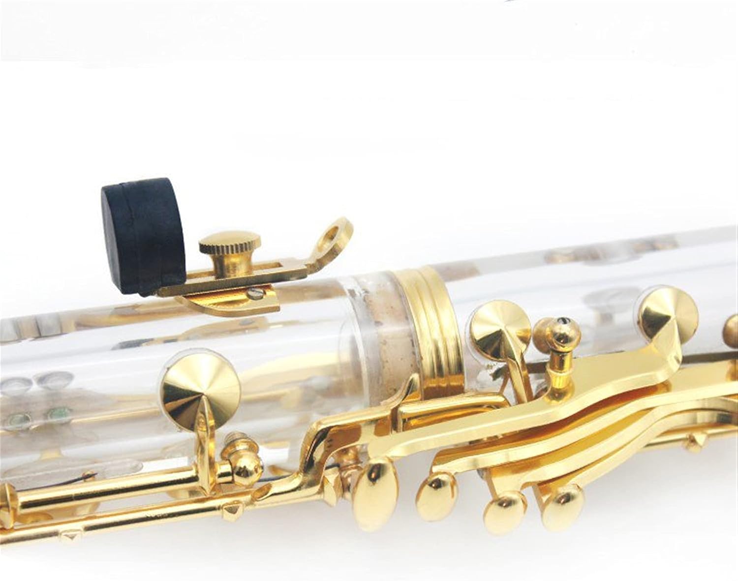 Standard Clarinet Performance Level Transparent B- flat Crystal Glass Clarinet B Large Clarinet Western Wind Instrument Beginner Clarinet