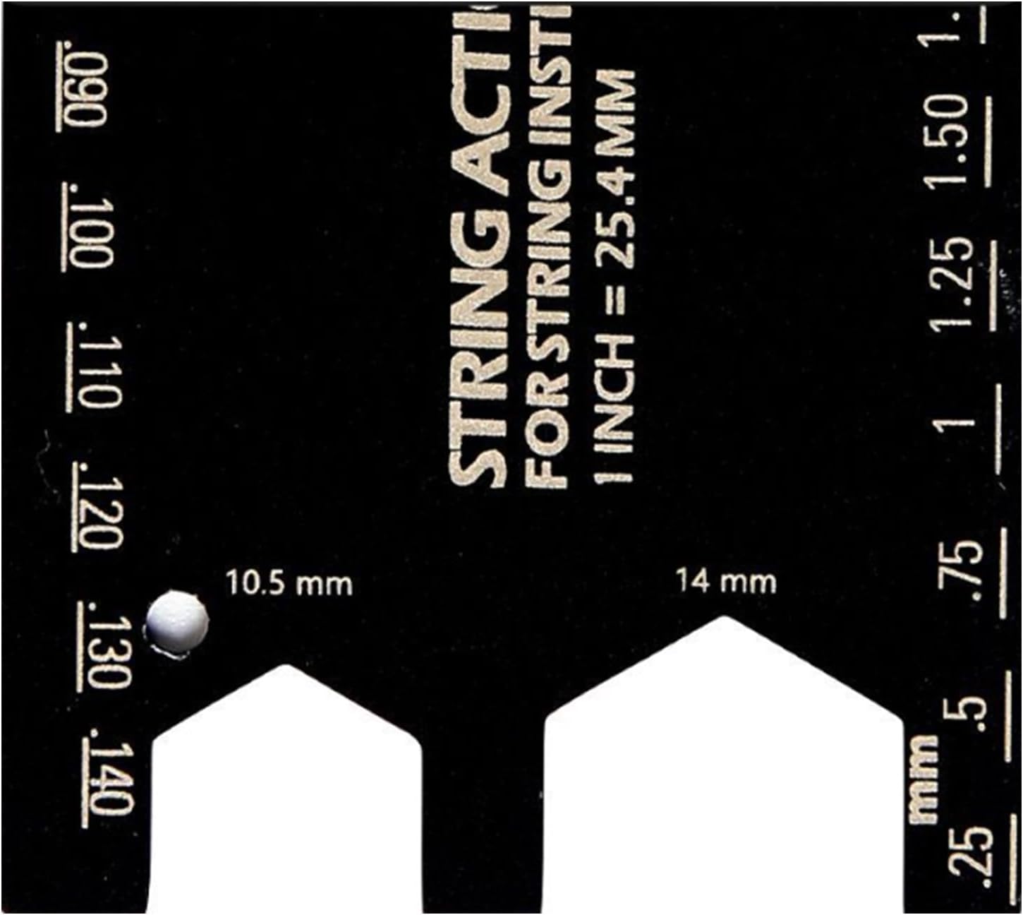 String Action Ruler Gauge Fret Leveling Guide Guitar String Measuring Tool Height Gauge Guitar Set Up Ruler Accessory