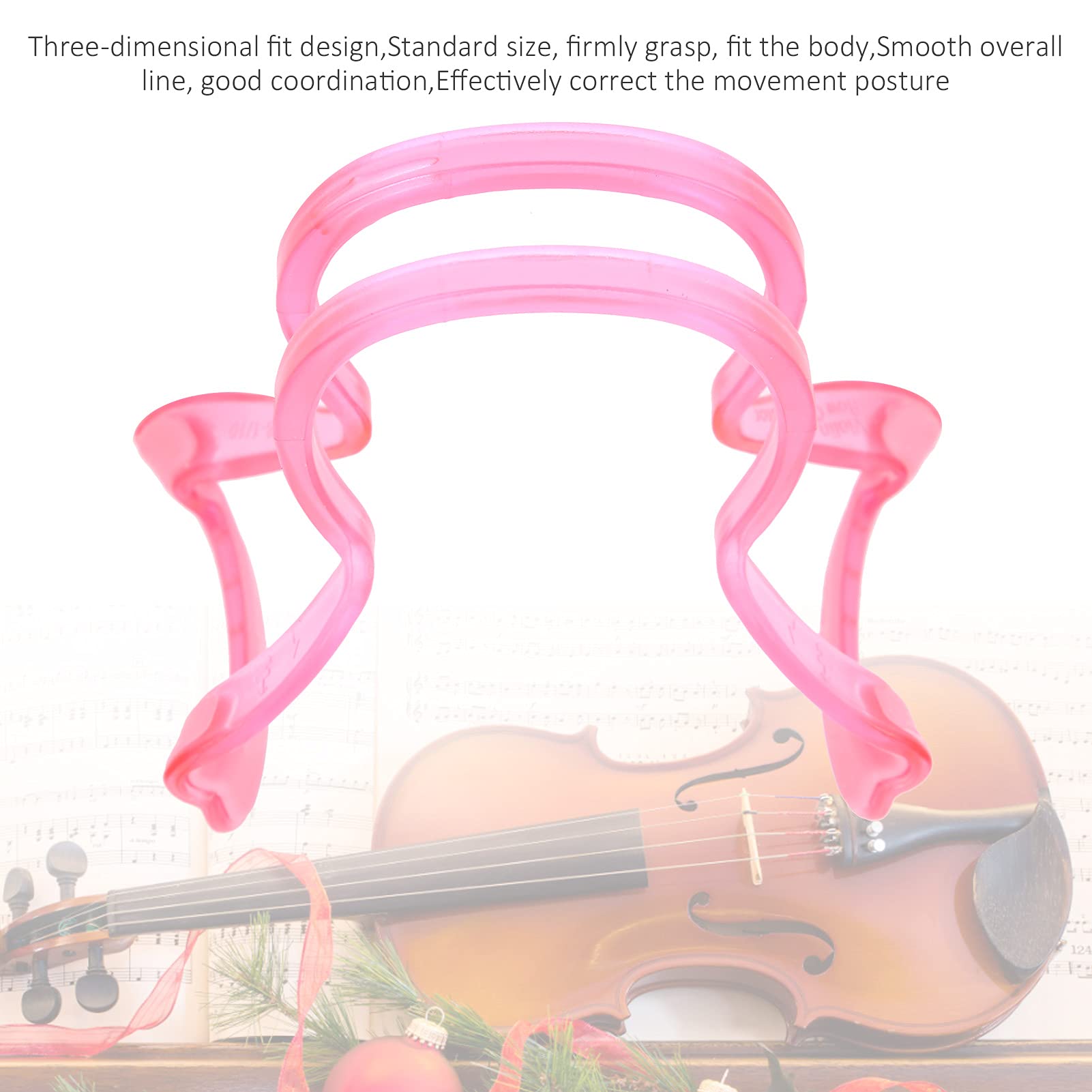 Violin Bow Straightener Tool for Beginner 1/4 1/8 1/10 Bow Straightness Corrector with Silicone Grips Teaching Aid(purple)