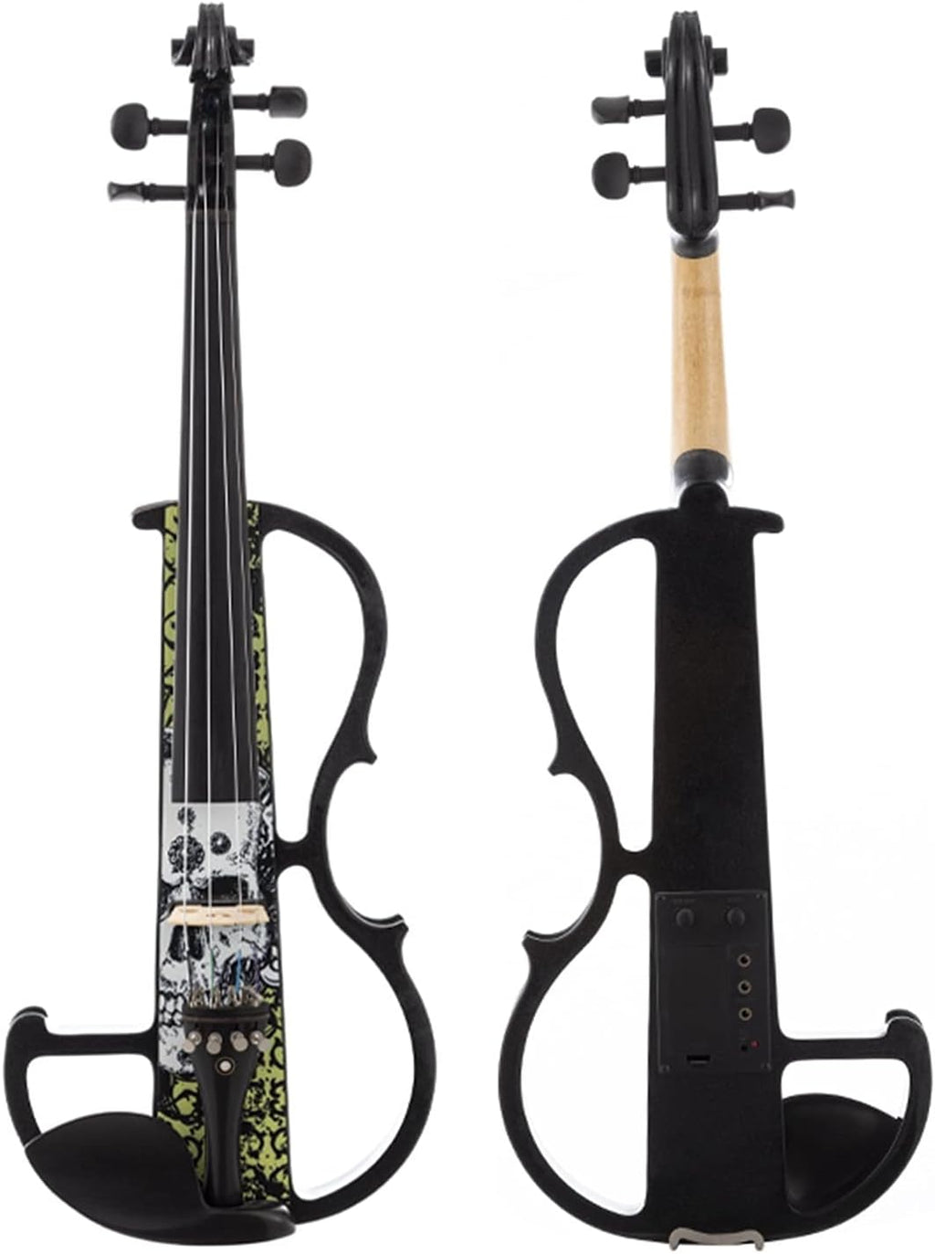 Cello Kit 4/4 Size String with Fiber Rectangular String Bow Electronic Violin Violin