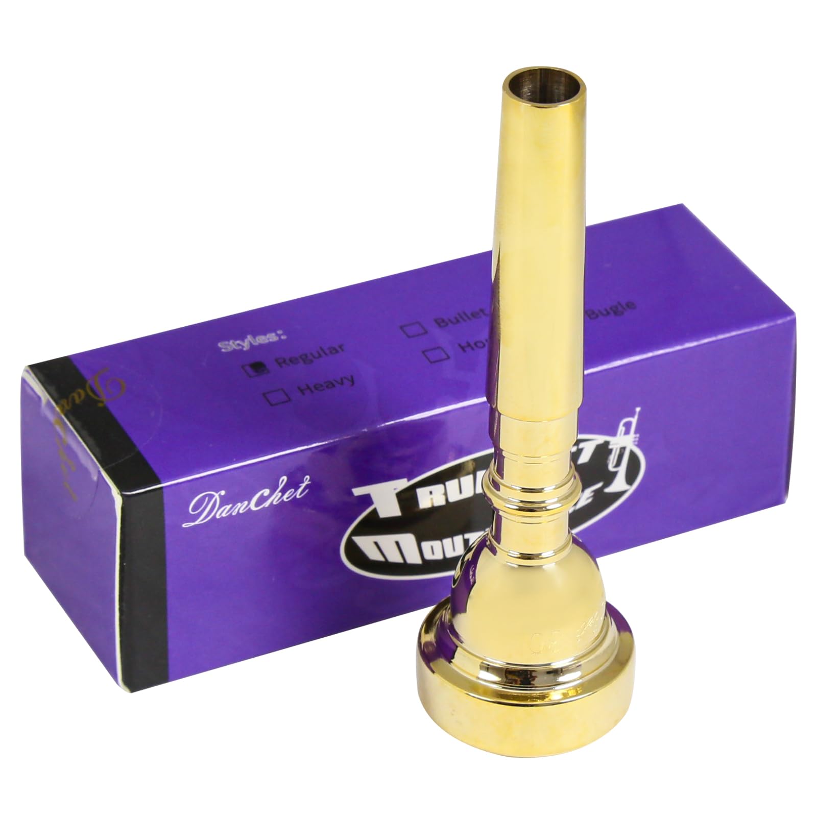 Gold Plated Metal Trumpet Mouthpiece, 5C Gold - For Beginners and Professionals - Musical Instrument Accessories.…