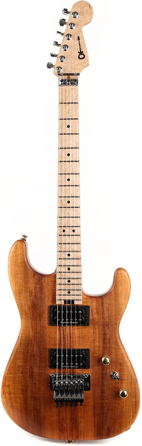 Charvel Custom Shop San Dimas Koa HH Natural Series Oil Finish Masterbuilt Red Dave