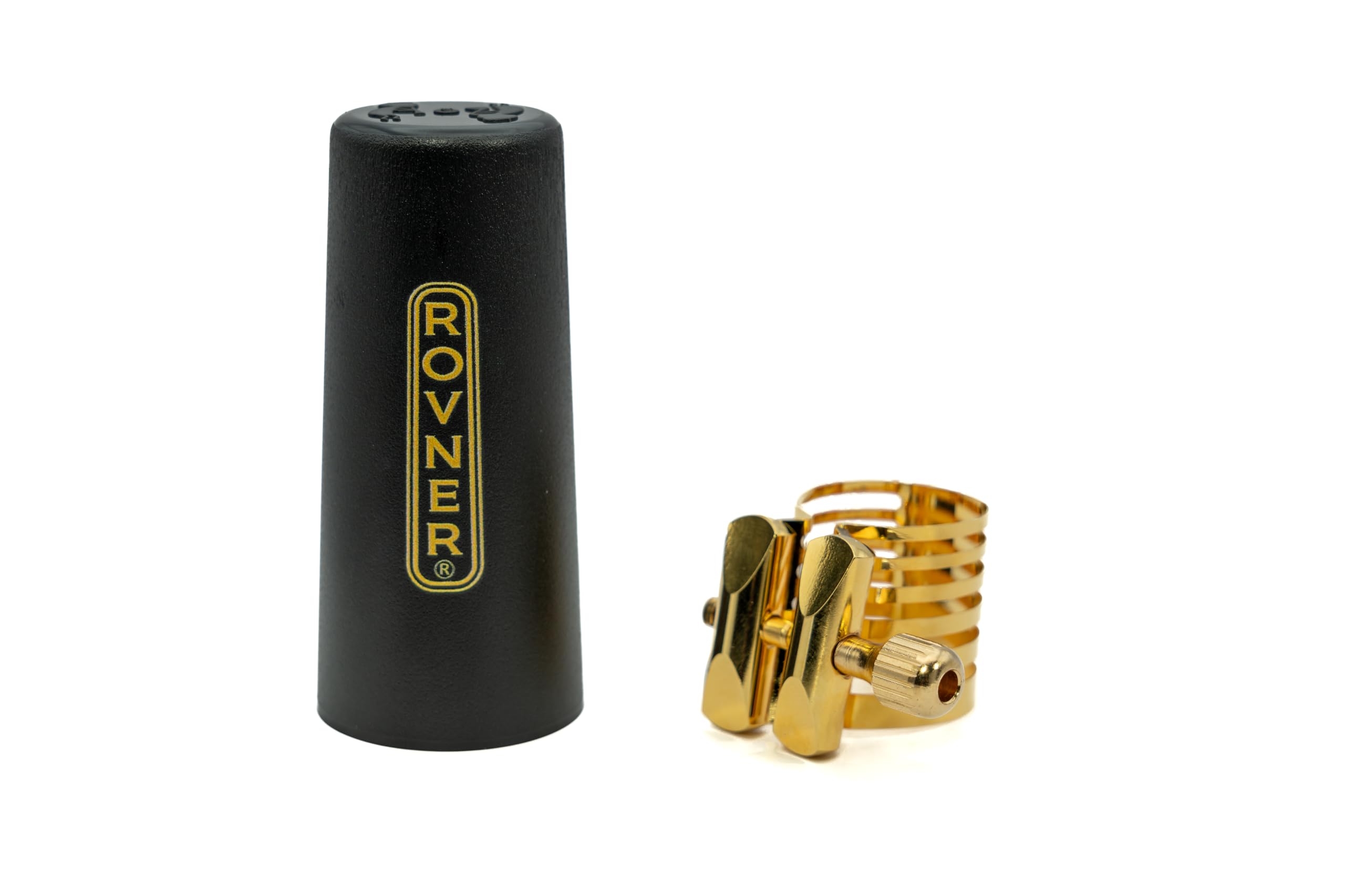 Rovner Ligature & Plastic Cap for Tenor Standard Saxophone - Versa Ligature for Metal Mouthpiece (V-3ML)