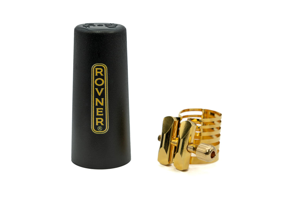Rovner Ligature & Plastic Cap for Tenor Standard Saxophone - Versa Ligature for Metal Mouthpiece (V-3ML)