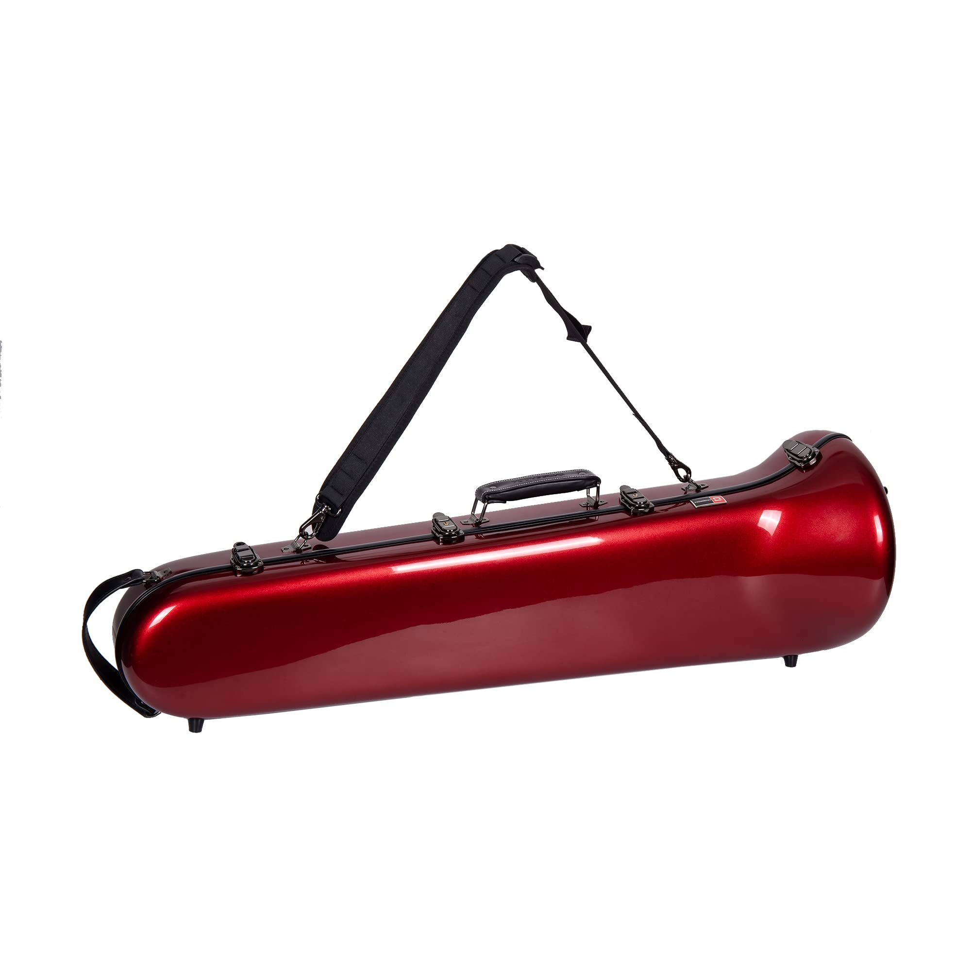 Crossrock CRF1000TBBK F-Trigger or Straight Trombone Case- Fiberglass- Backpackable-Black