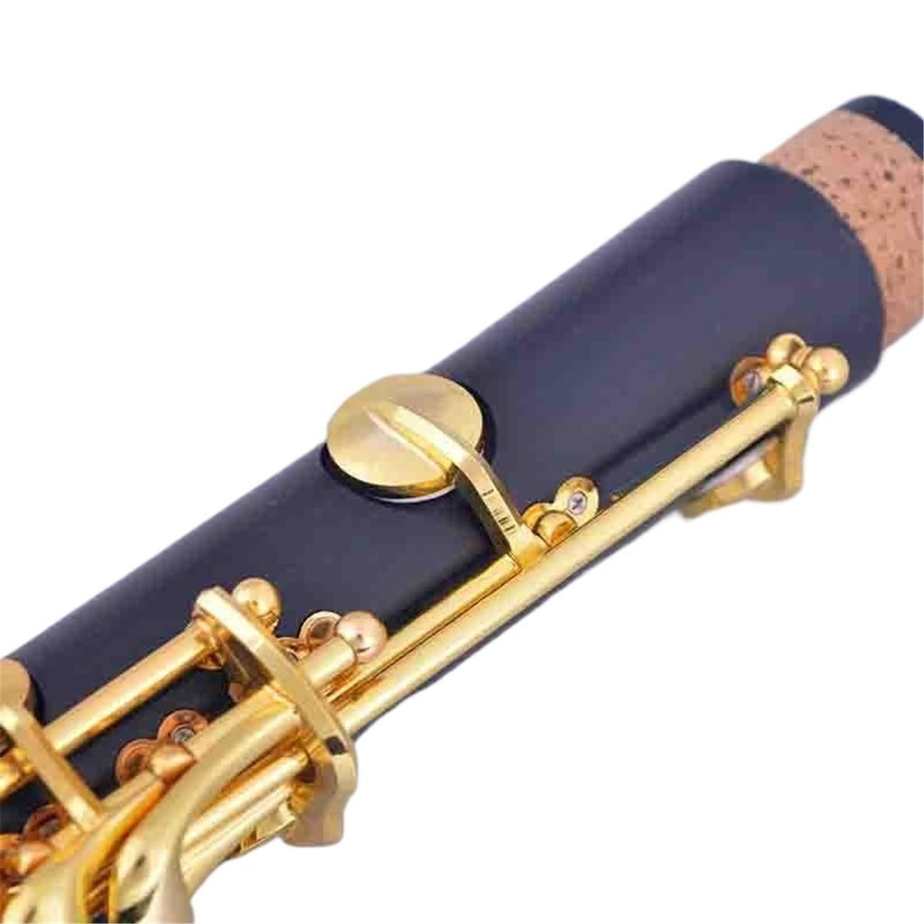 Clarinet Bb Wood Ebony Gold Plated 17 Keys Musical Instrument Clarinet Instrument(3)