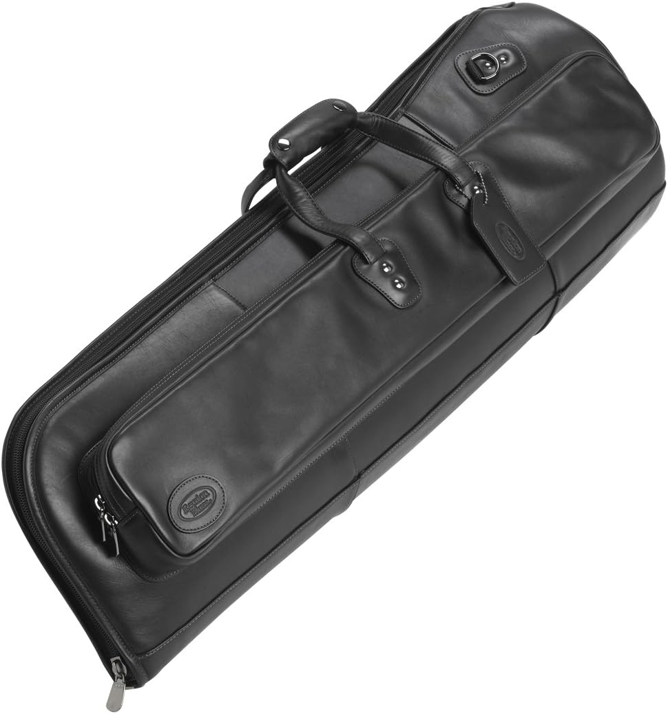 Reunion Blues O Series Bass Trombone Bag, Black Leather