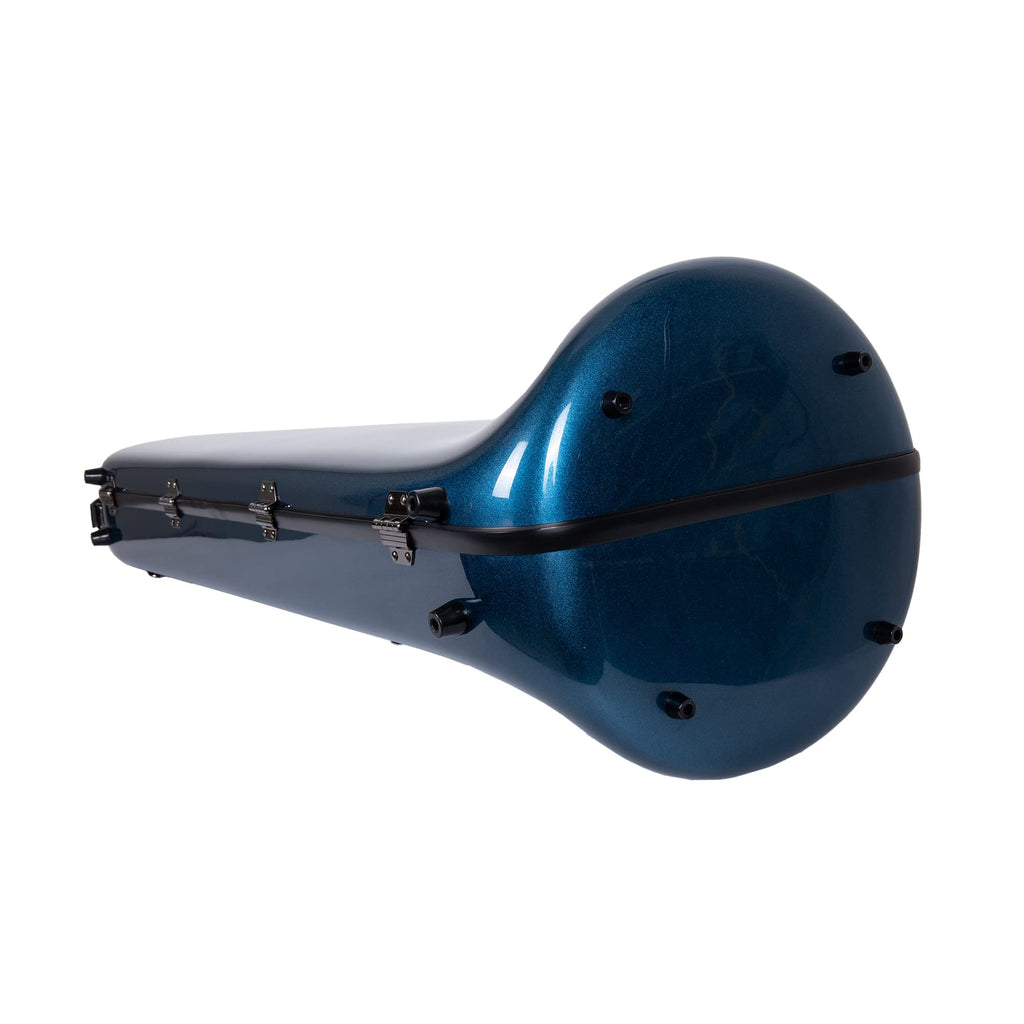 Crossrock Fiberglass Case fits for Trumpet with removable shoulder straps-Black(CRF1020TRBK)