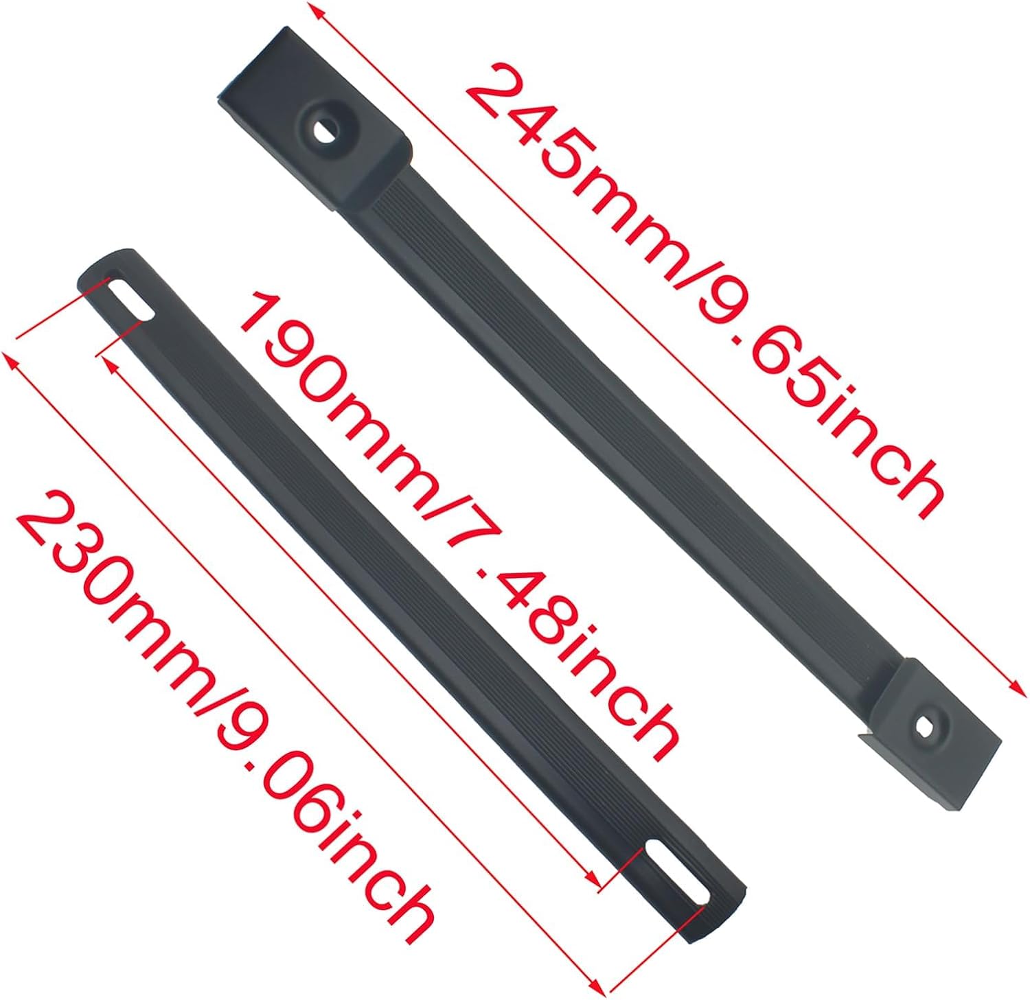 2000 PCS Speaker Handle Strap Black Speaker Handle Pull Cabinet Grasp Strap Replacement Speaker Cabinet Strap Handle with Metal End Caps for Guitar Amplifiers