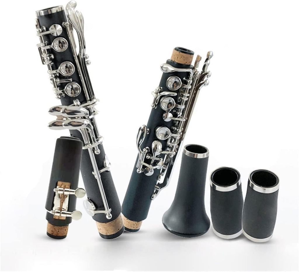 TSTS Drop B-Tuned Clarinet Clarinet 17-Key Closed-Cover Clarinet Test Grade Playing Beginner Clarinet Clarinet Clarinet for Beginner