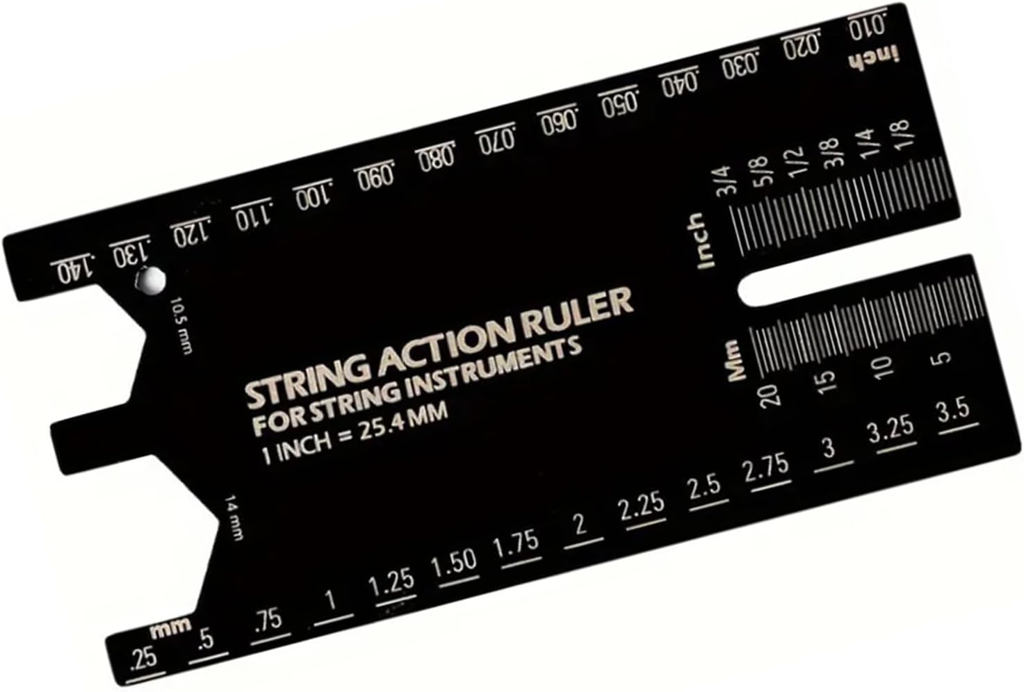 String Action Ruler Gauge Fret Leveling Guide Guitar String Measuring Tool Height Gauge Guitar Set Up Ruler Accessory