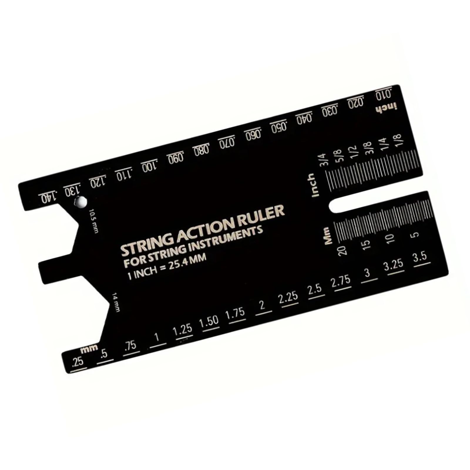 String Action Ruler Gauge String Height Measurement Tool Guitar Fret Leveling Ruler Guitar Set Up Enduring Gauge Accessory