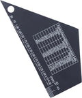 Compatible with Guitar String Action Gauge Ruler Tool, Stainless Steel Electric Bass Parts Accessories