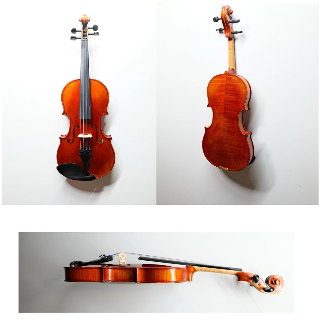 Master 4/4 Full-Size Violin | Hand-Varnished with 20+ Year Aged Italian Spruce & Bosnian Maple | Professional Orchestra Instrument for Professional soloists and session players (VIO1328)