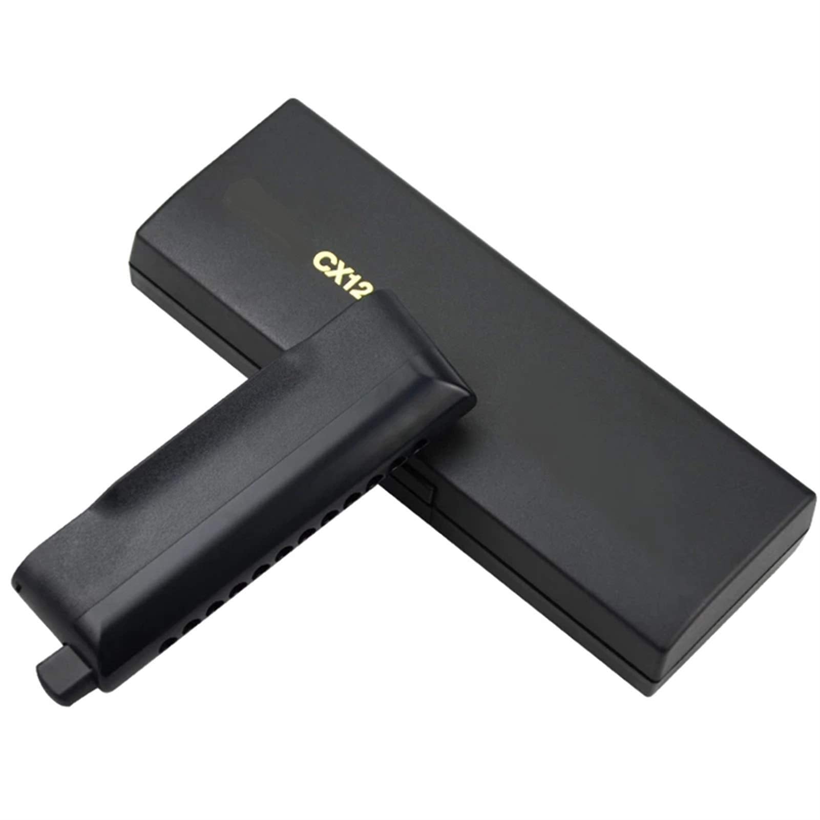 Harmonica 12 Hole 48 Tone Mouth Organ Instrumentos Chromatic Key Of C Blues Harp Musical Instruments Black