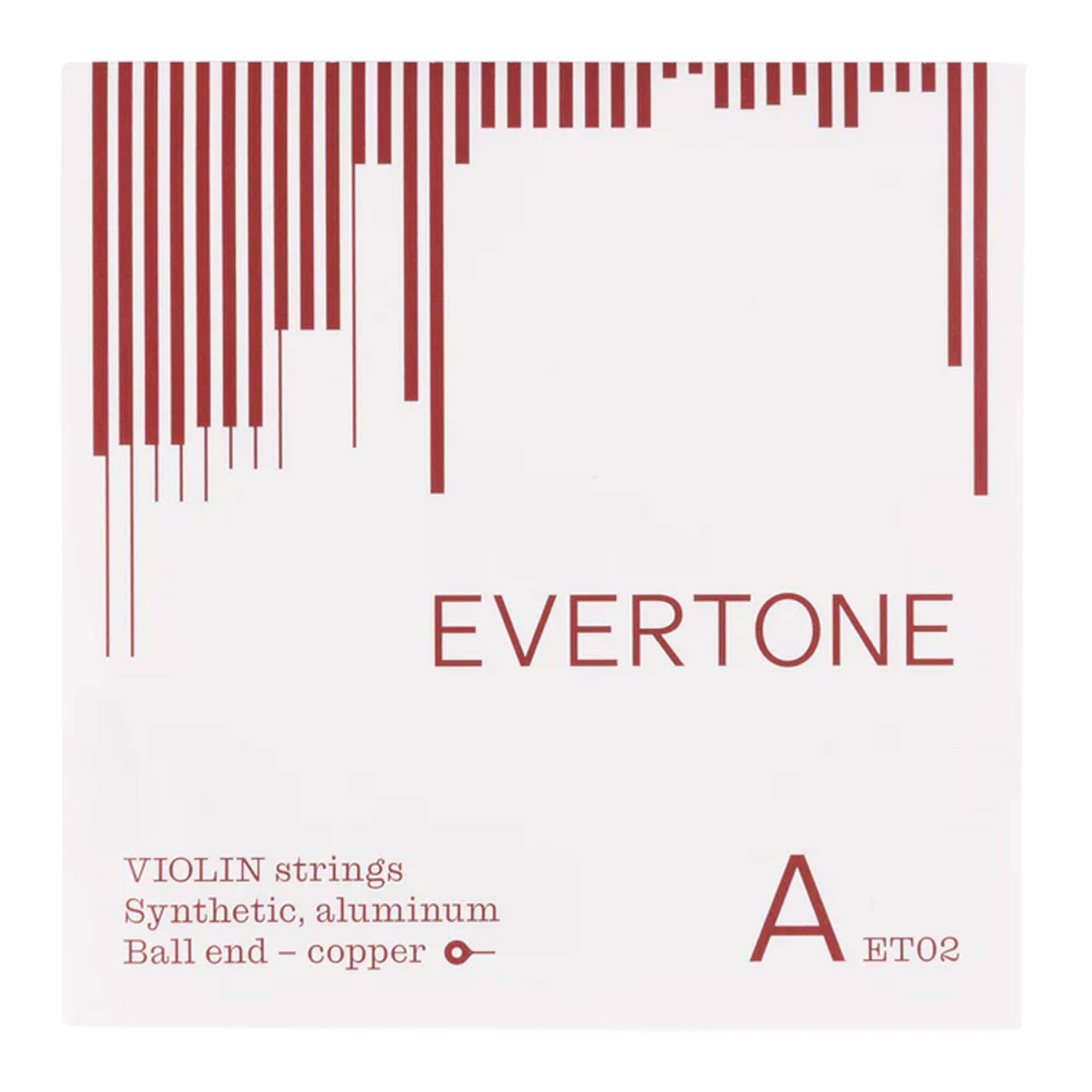 Thomastik-Infeld Evertone Dominant Violin String Full Set - Medium Tension for Beginners - Easy to Play - Clear, Balanced Tone with Good Projection - Made in Austria