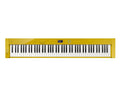 Casio Privia PX-S7000 Portable Digital Piano w/88 Hybrid Weighted Keys, 400 Tones, Touch Sensor Controls, Stand w/ 3 Pedals, Bluetooth, USB, AC Adapter, 32W Speakers, Harmonious Mustard (PX-S7000HM)